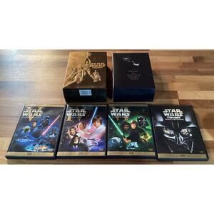 Star Wars Trilogy (DVD, 2004, 4-Disc Set, Full Screen) With Slipcover